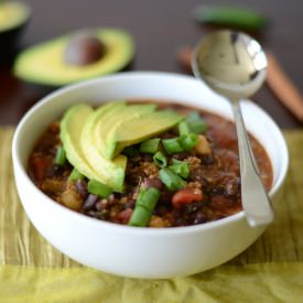 Black Bean and Quinoa Chili