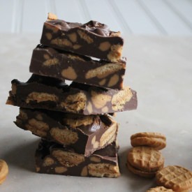 Nutter Butter Chocolate Bark