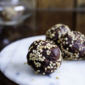Sesame Seed and Walnut Chocolates