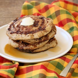 Cinnamon Roll Pancakes
