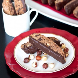 Chocolate Hazelnut Biscotti