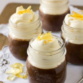 Chocolate Pots with Mascarpone