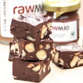 Raw Chocolate Hazelnut Fudge