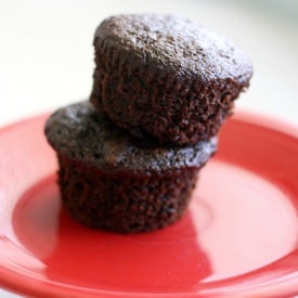 Vegan Chocolate Zucchini Muffins