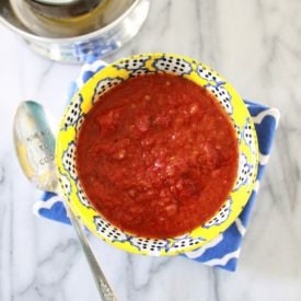 Simple Chardonnay Red Sauce