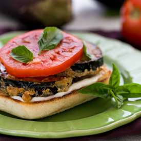 Eggplant and Tomato Sandwiches