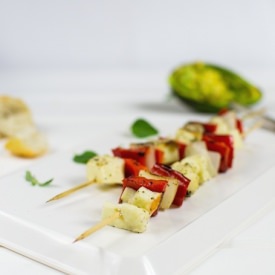 Grilled Haloumi Skewers