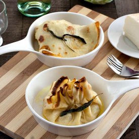 Cabbage and Taleggio Crespelle
