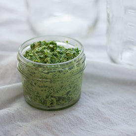Basil and Spinach Pesto