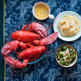 Steamed Lobsters
