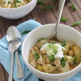 Chicken Cheddar Apple Chili