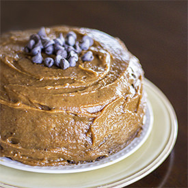 Chocolate Cake with PB Frosting