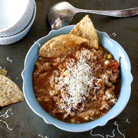 Crock Pot Chicken Tortilla Soup