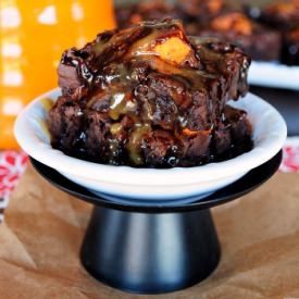 Pumpkin Spice Fudge Brownies