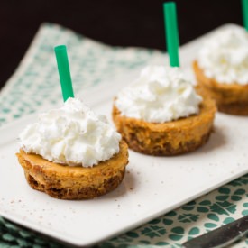 Pumpkin Spice Latte Cheesecake Cups