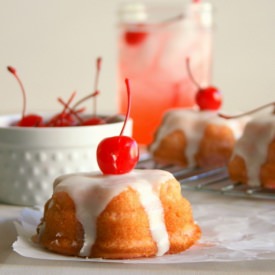 Shirley Temple Flower Cakelettes