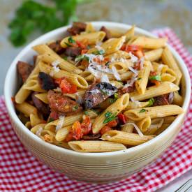 Roasted Tomato & Sausage Pasta