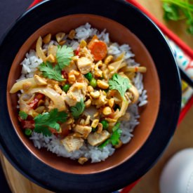 Slow Cooker Thai Chicken and Rice