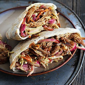 Memphis BBQ Pork Pitas
