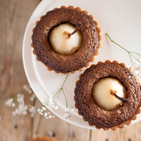 Pear and Hazelnut Tartlets