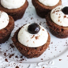Tiramisu Brownie Bites