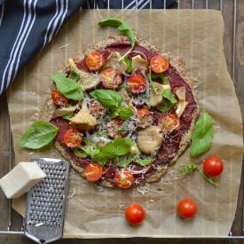 Grain Free Chia Buckwheat Pizza
