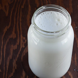 Coconut Milk with Shredded Coconut