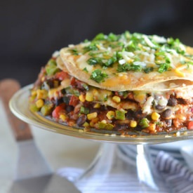 Enchiladas Bean Torte