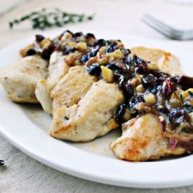 Chicken Cutlets with Apples