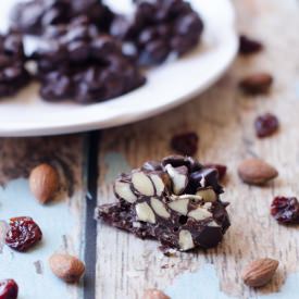 Chocolate Cherry Almond Clusters