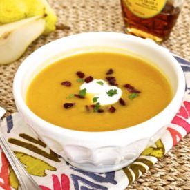 Roasted Butternut Squash/Pear Soup