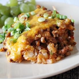 Chili Cheese Tater Tot Casserole
