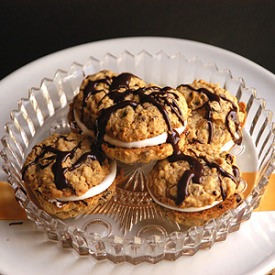 Chocolate Oatmeal Moon Pies
