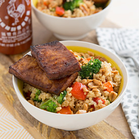 Peanutty Quinoa Bowls for Two