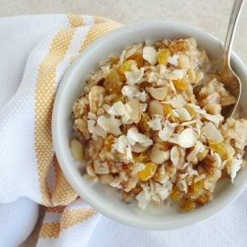 Maple Brown Rice Breakfast Bowl