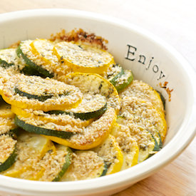 Parmesan Zucchini Gratin