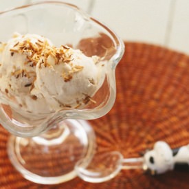 Banana Coconut and Maple FroYo