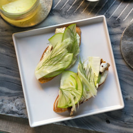 White Anchovy Crostini