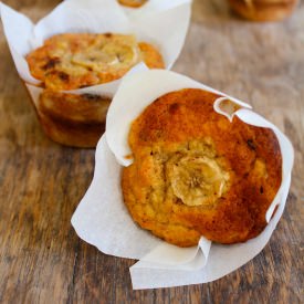 Banana Dark Choc Muffins