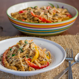 Healthy Cajun Chicken Linguine