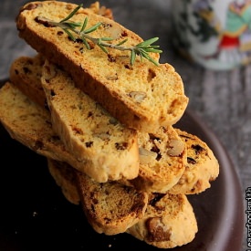 Sundried Tomato & Rosemary Biscotti