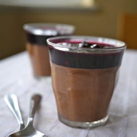 Dairy & Gluten Free Choc Berry Pots