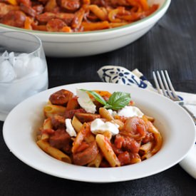 Sausage, Peppers & Onions Pasta