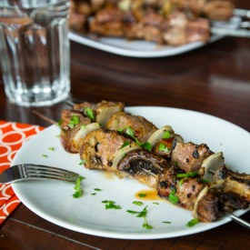 Ginger-Soy Beef Kebobs