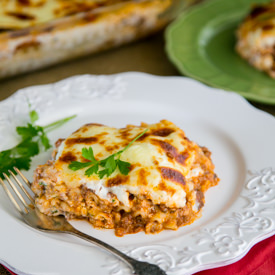 Three Cheese Lasagna