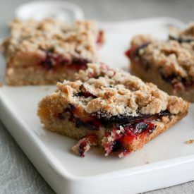 Plum Crumble Bars
