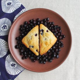 Huckleberry Yogurt Scones