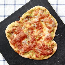 Roast Beef and Avocado Pizza