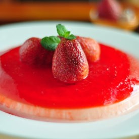 Coconut Milk Pana Cotta with Jelly