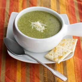 Cream of Spinach & Artichoke Soup